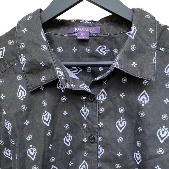 Roaman’s | Novelty | Long Sleeve | Blouse | Size: 22W - Picture 6 of 13